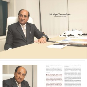 Zee Coffee Table book of our Chairman Sir, Mr. Gopal Prasad Gupta